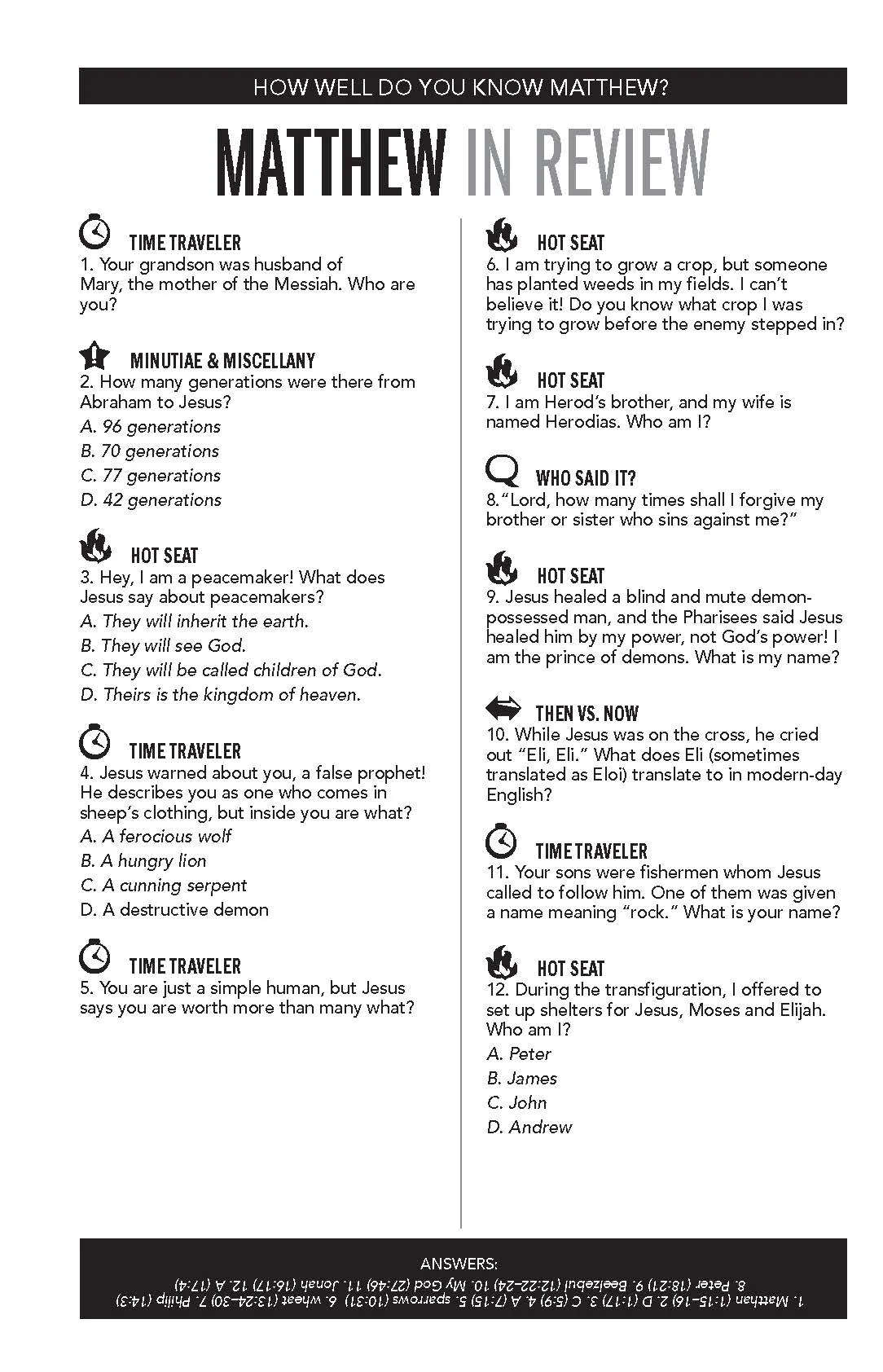 1,000 Trivia Facts About the Bible - Image 7