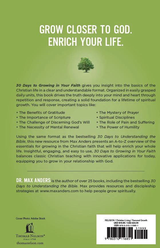 30 Days to Growing in Your Faith: Enrich Your Life in 15 Minutes a Day - Image 3