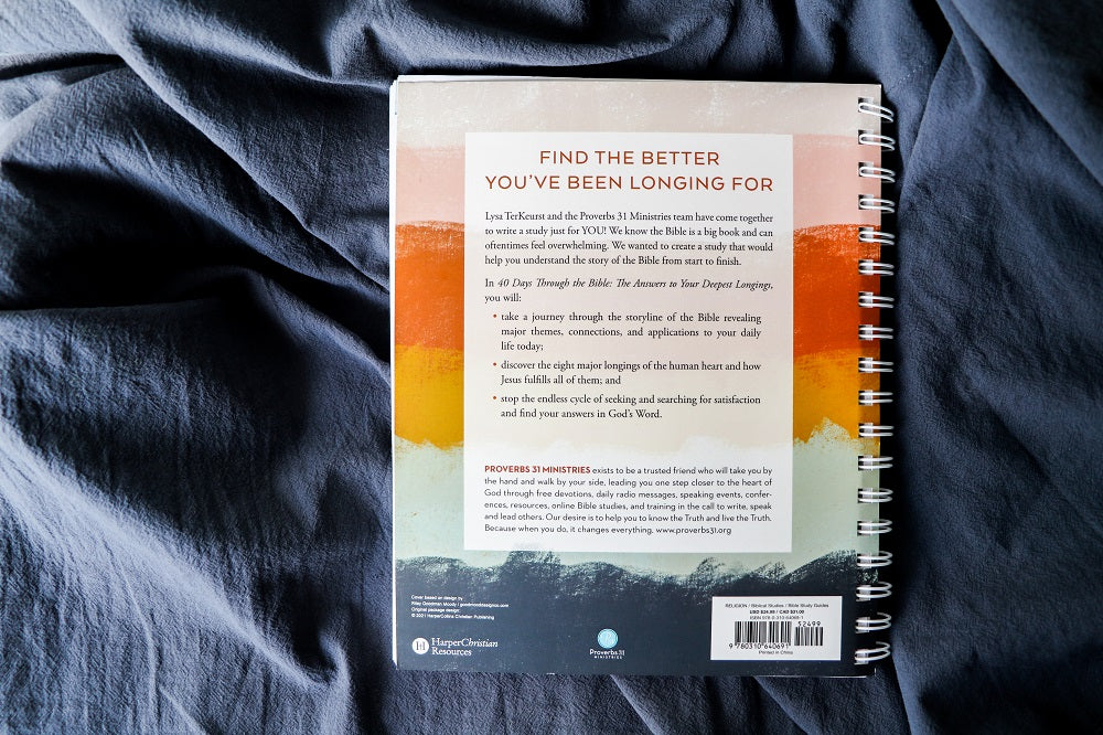 40 Days Through the Bible, Spiral-bound edition: The Answers to Your Deepest Longings - Image 10