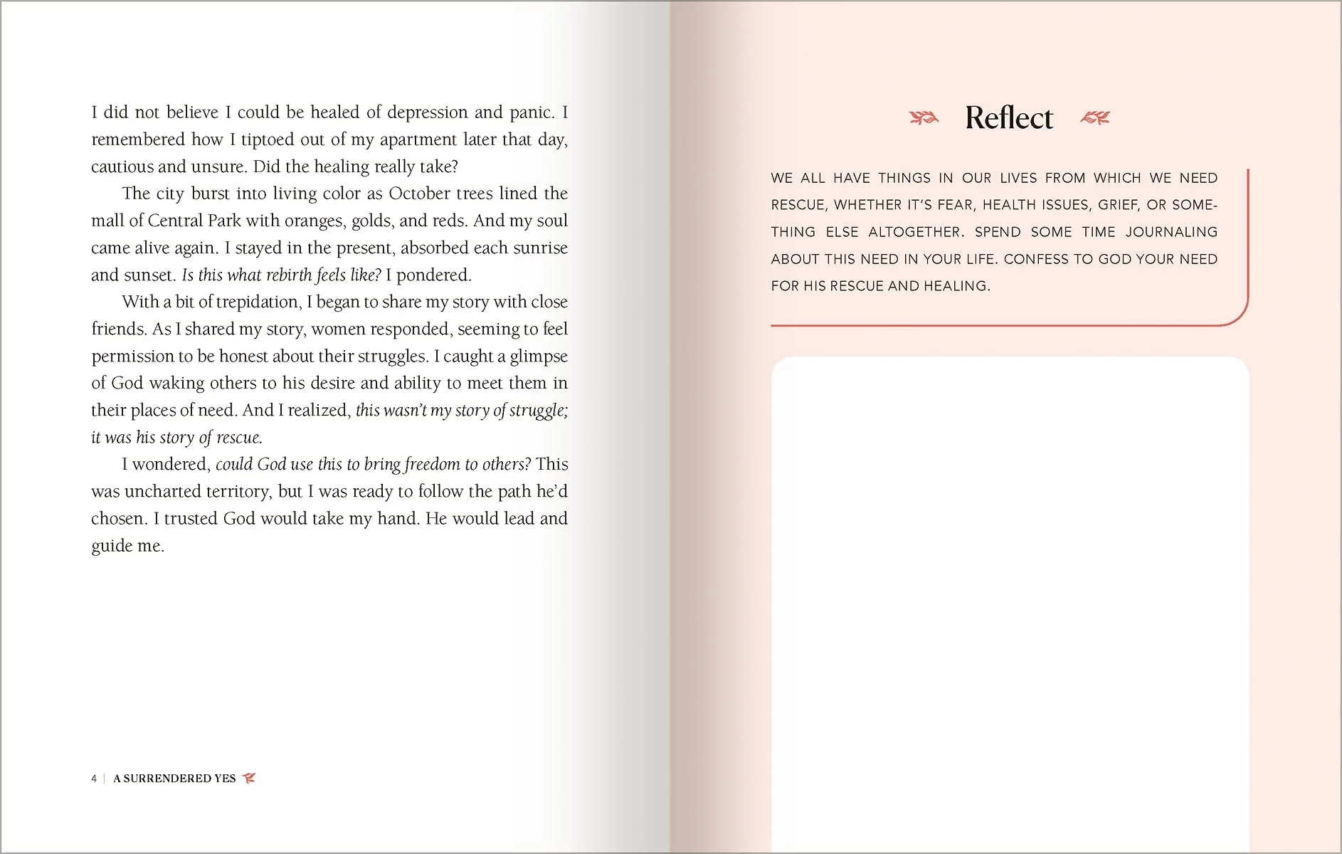 A Surrendered Yes: 52 Devotions to Let Go and Live Free (A 52-Week Devotional) - Image 9
