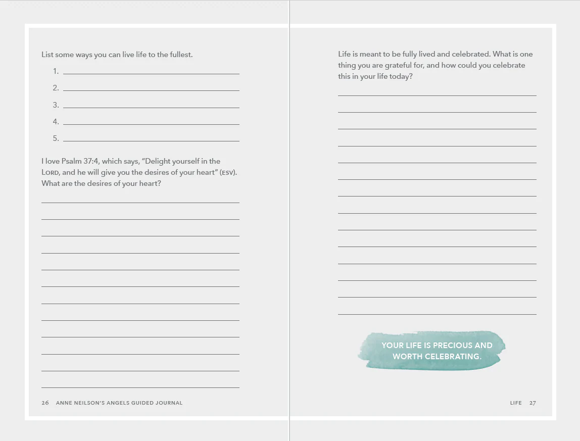Anne Neilson's Angels Guided Journal: An Interactive Journey to Encourage, Refresh, and Inspire - Image 9