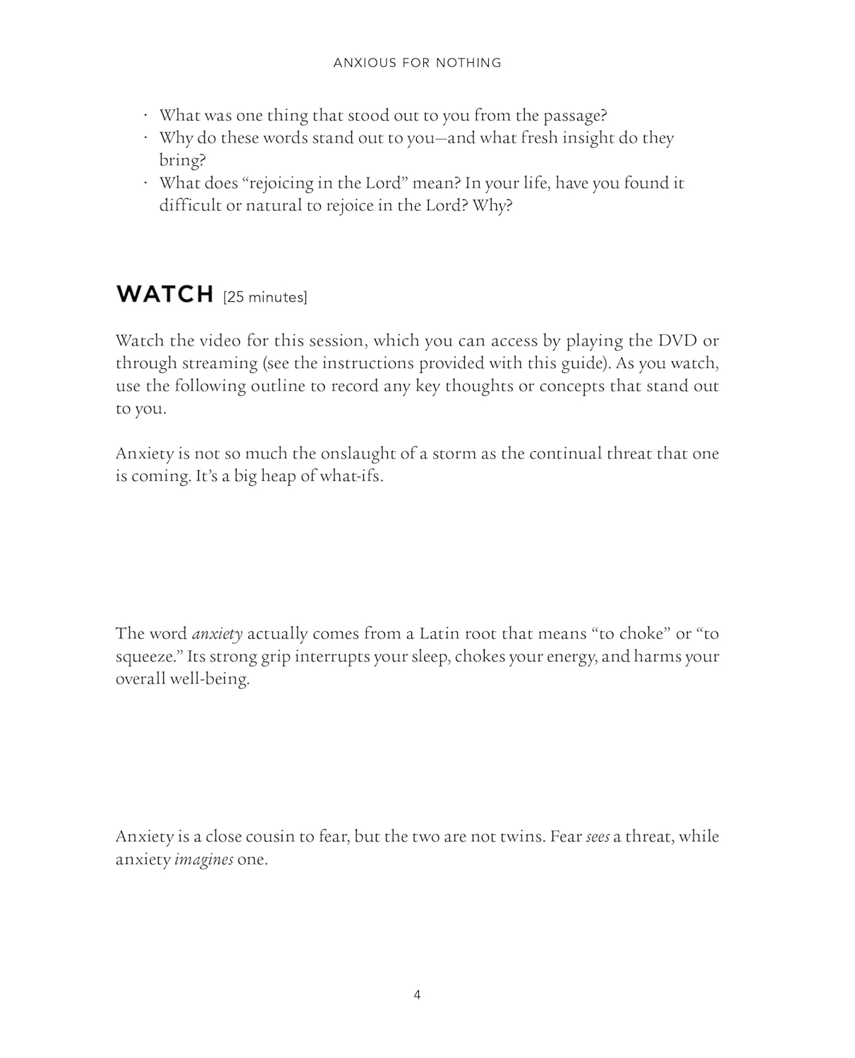 Anxious for Nothing Bible Study Guide plus Streaming Video, Updated Edition: Finding Calm in a Chaotic World - Image 10