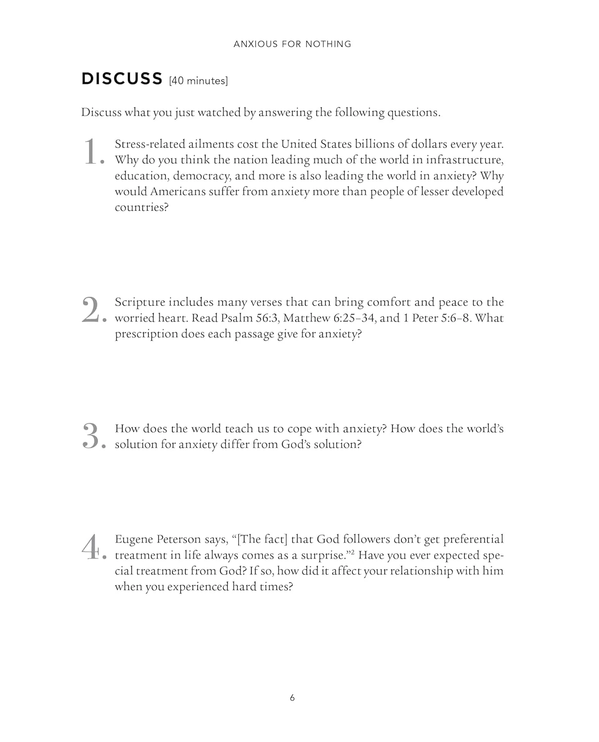 Anxious for Nothing Bible Study Guide plus Streaming Video, Updated Edition: Finding Calm in a Chaotic World - Image 12