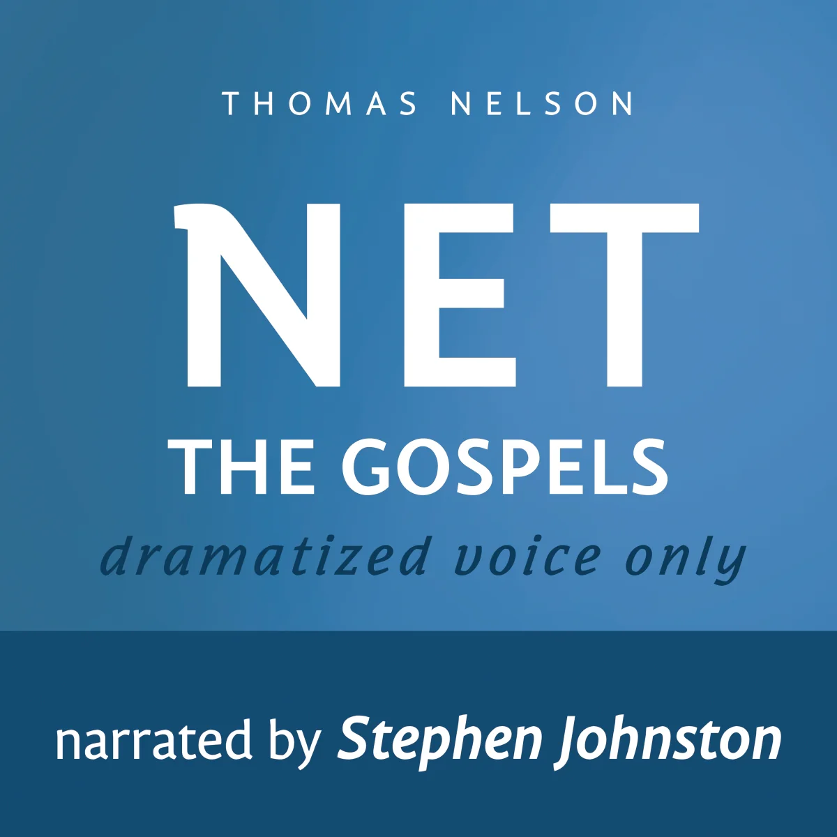 Audio Bible - New English Translation, NET: The Gospels - Audiobook (Unabridged)