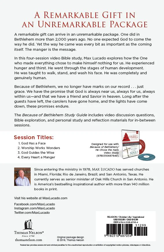 Because of Bethlehem Book + Study Guide Bundle - Image 9