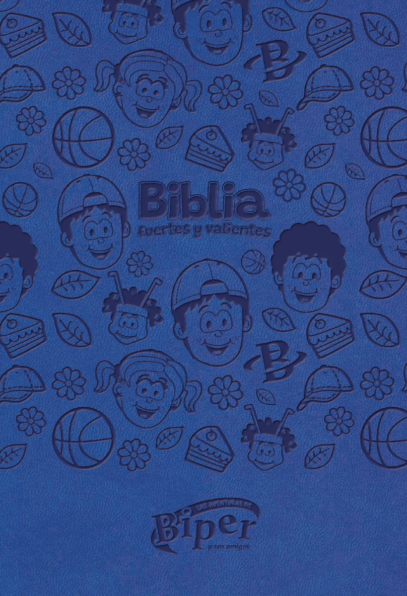 Biblia Biper y sus amigos, Fuertes y valientes (NBLA), Tapa dura, palabras de Jesús en rojo, Comfort Print