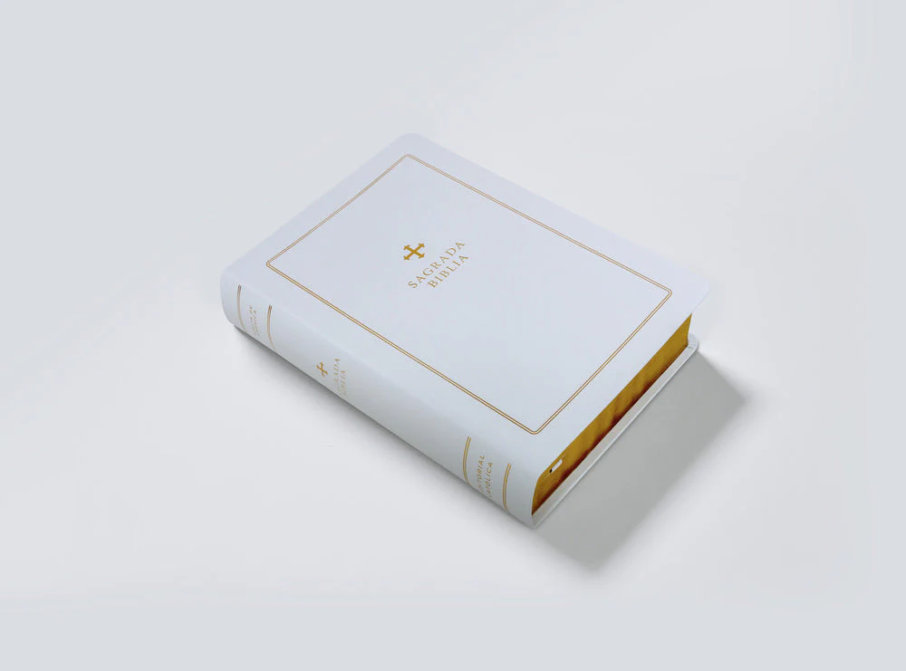 Biblia Católica, Regalos y Ceremonias, Piel reciclada, Rosado, Comfort Print - Image 11