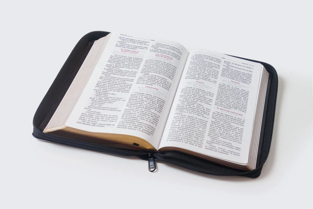 Biblia Católica, Regalos y Ceremonias, Piel reciclada, Rosado, Comfort Print - Image 46
