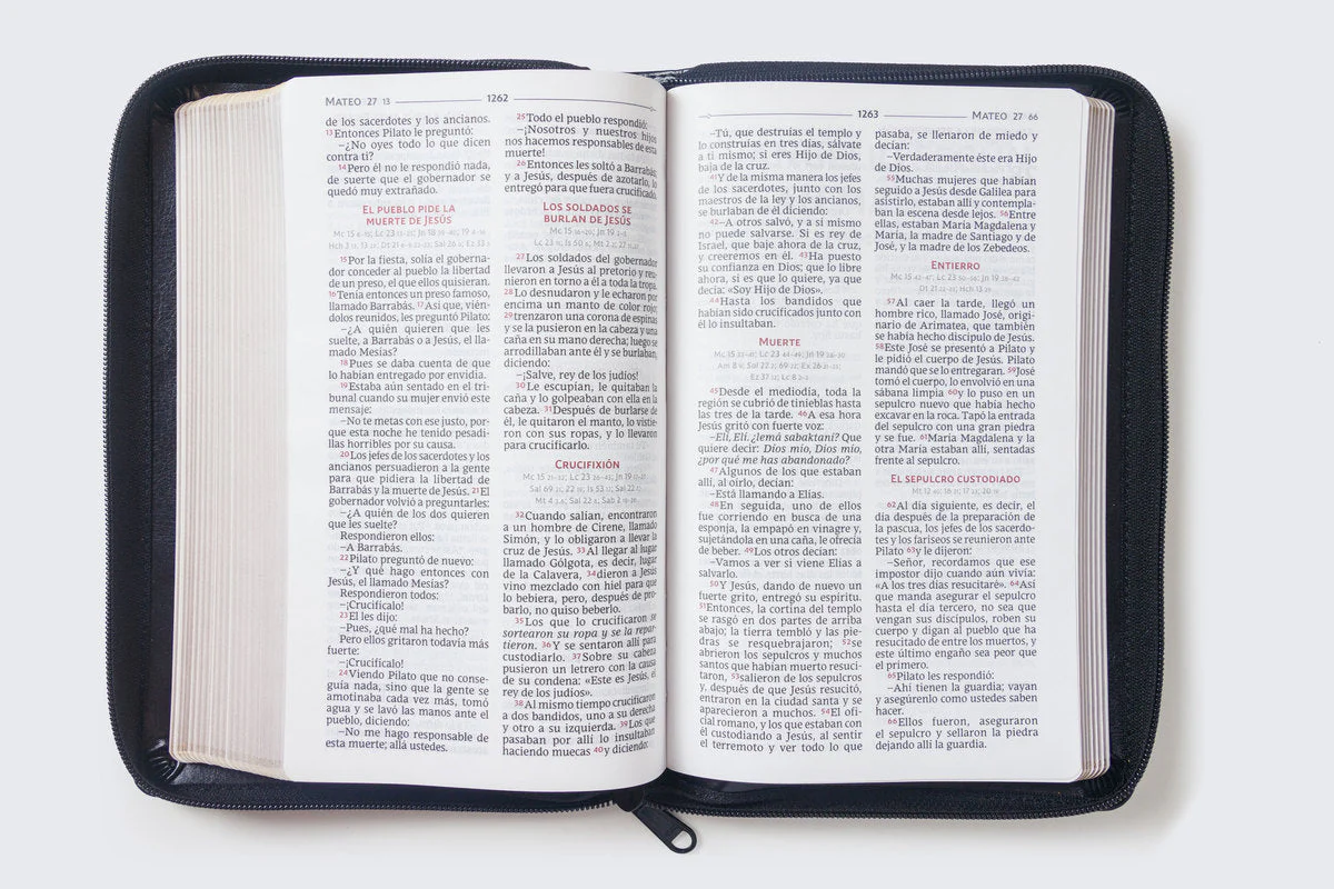 Biblia Católica, Regalos y Ceremonias, Piel reciclada, Rosado, Comfort Print - Image 49