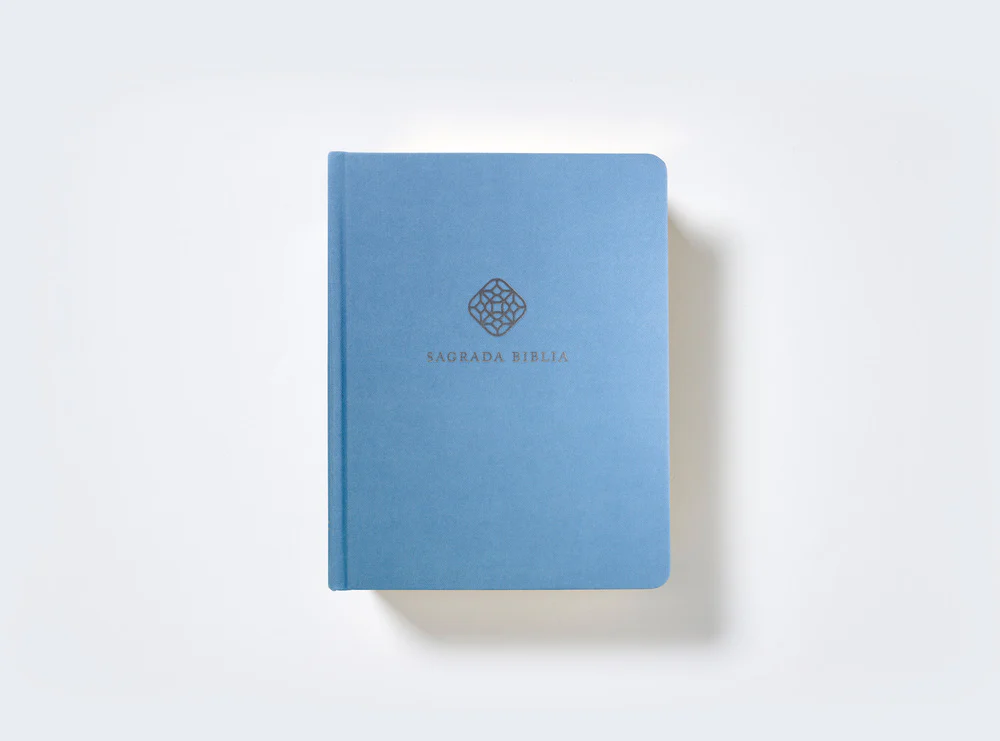 Biblia Católica de apuntes, Tapa dura/tela, Azul, Comfort Print - Image 3