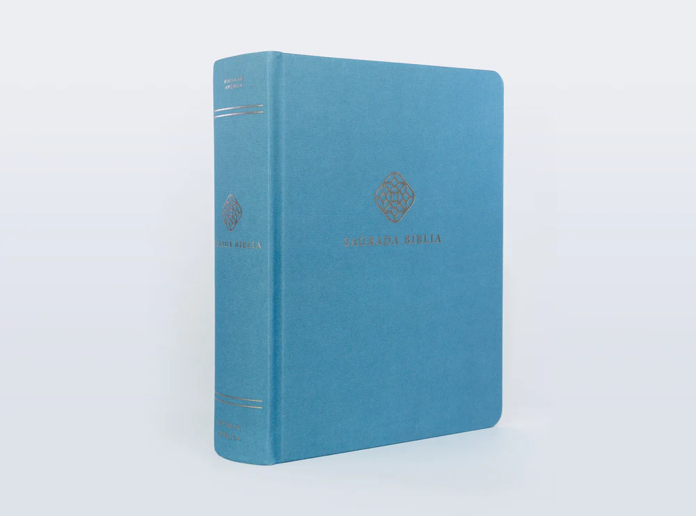 Biblia Católica de apuntes, Tapa dura/tela, Azul, Comfort Print - Image 5
