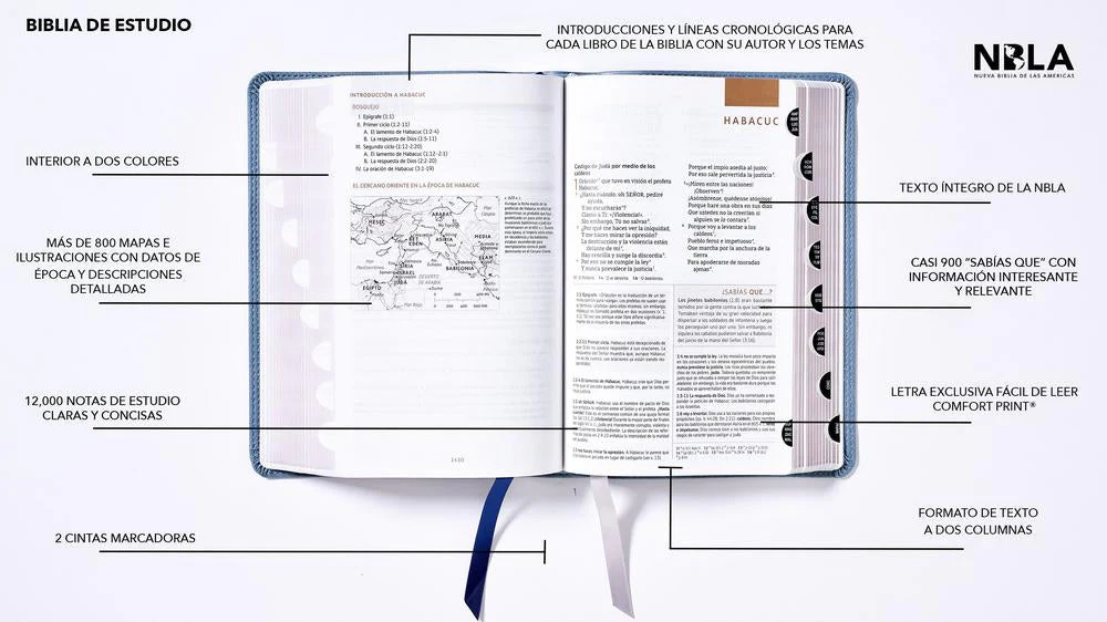 Biblia de Estudio NBLA, Interior a Dos Colores - Image 33