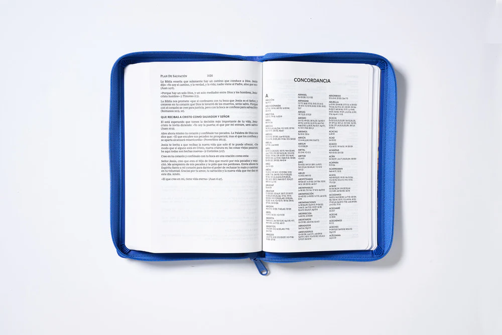 Biblia Reina-Valera 1960, Tierra Santa, Letra grande, Leathersoft, Con cierre - Image 19