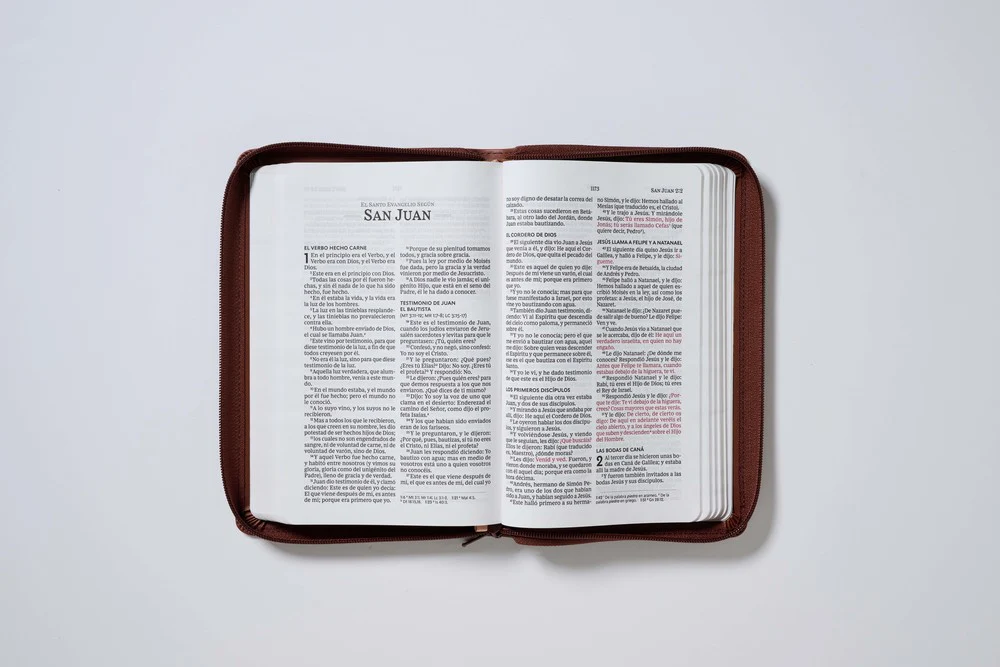 Biblia Reina-Valera 1960, Tierra Santa, Letra grande, Leathersoft, Con cierre - Image 78