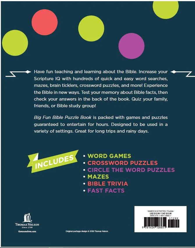 Big Fun Bible Puzzle Book - Image 4