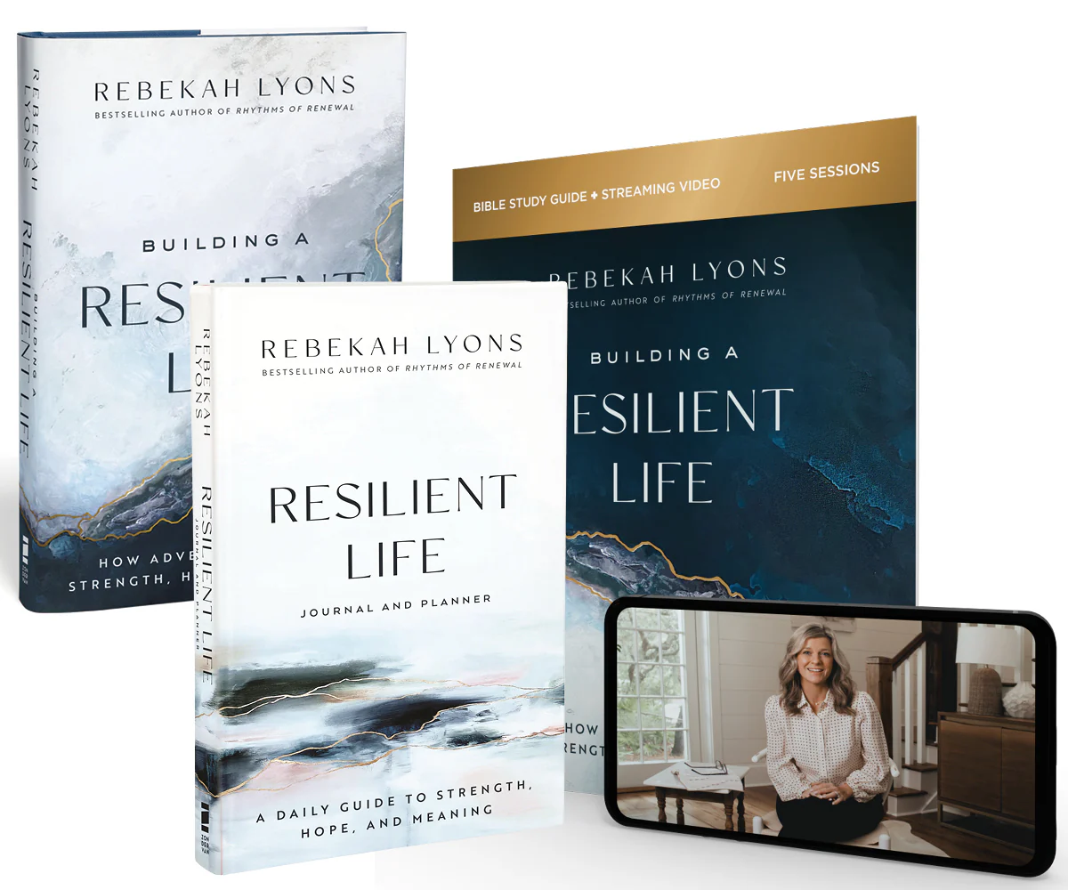 Building a Resilient Life Book + Study Guide + Planner/Journal Premium Bundle