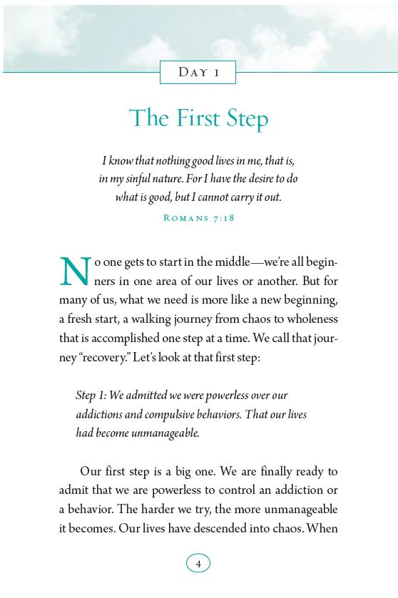 Celebrate Recovery Booklet, 28 Devotions: Healing from Hurts, Habits, and Hang-Ups (A 28-Day Devotional to Give Strength and Encouragement on the Road to Addiction Recovery) - Image 4