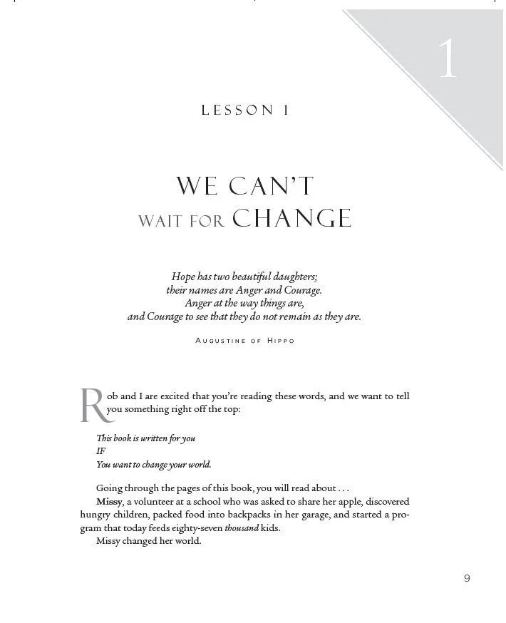 Change Your World Workbook: How Anyone, Anywhere Can Make a Difference - Image 5