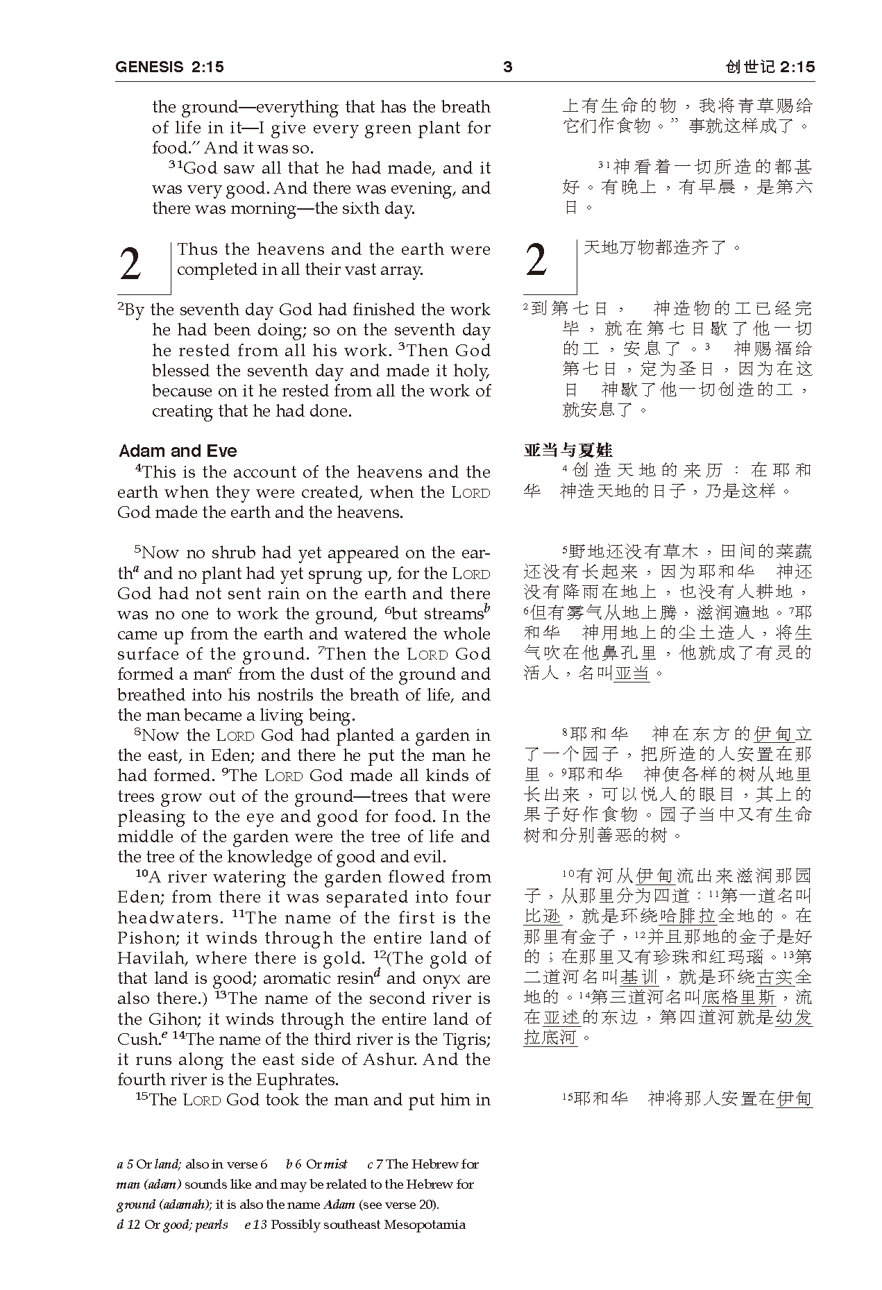 CUV (Simplified Script), NIV, Chinese/English Bilingual Bible - Image 8