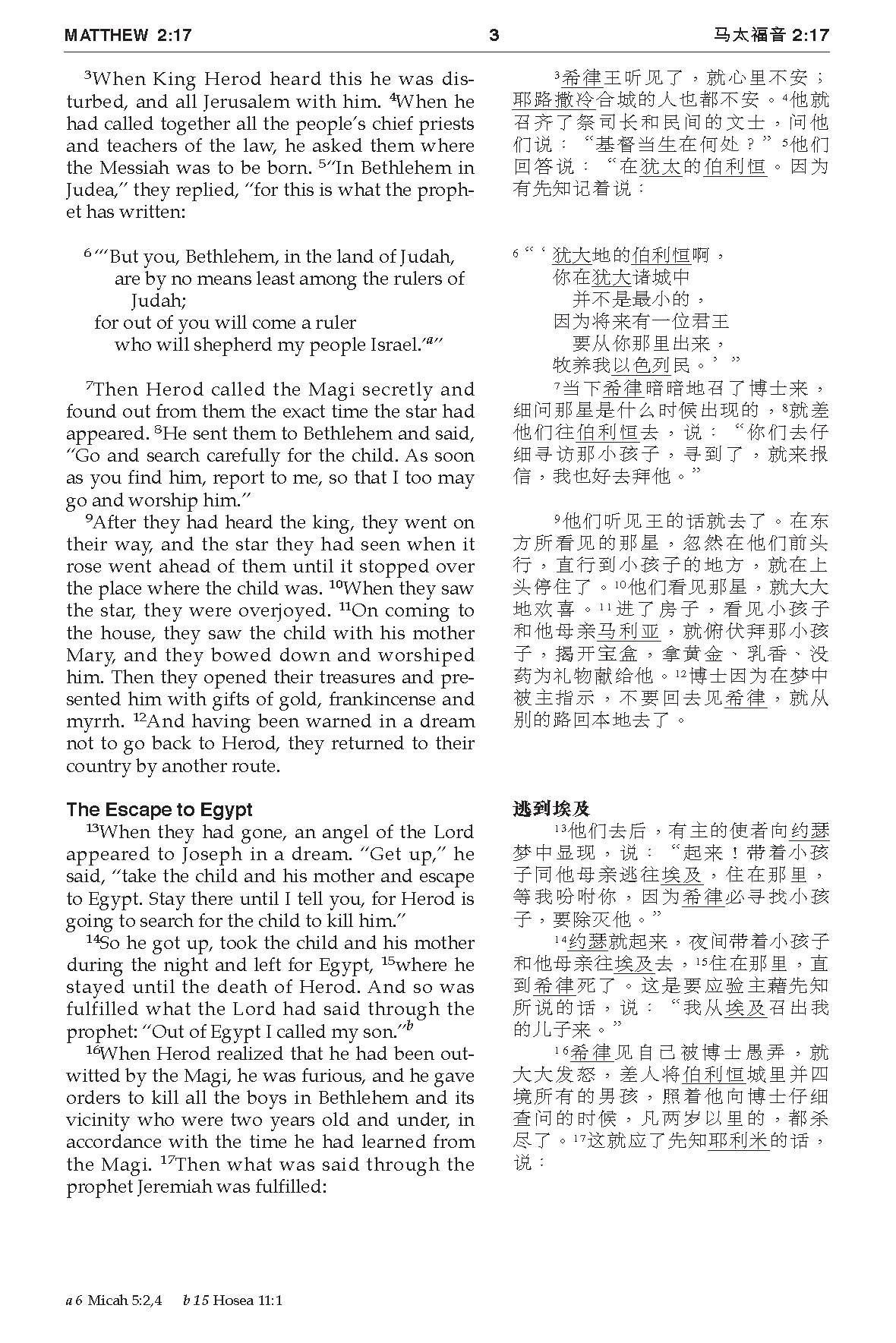Chinese CUV (Simplified Script)/English NIV Bilingual New Testament, Paperback, Red - Image 5