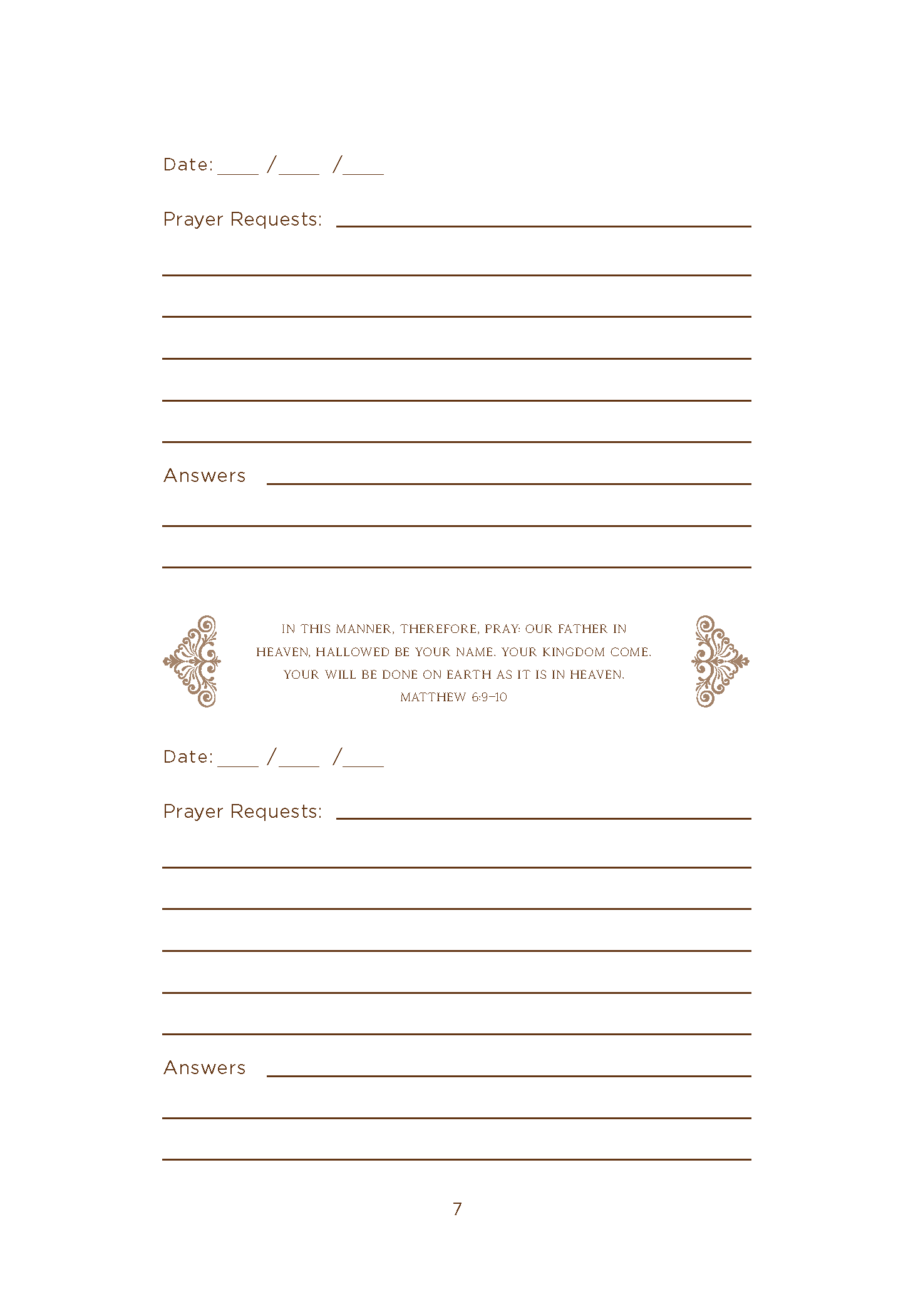 Daily Prayer Journal, Hardcover - Image 10