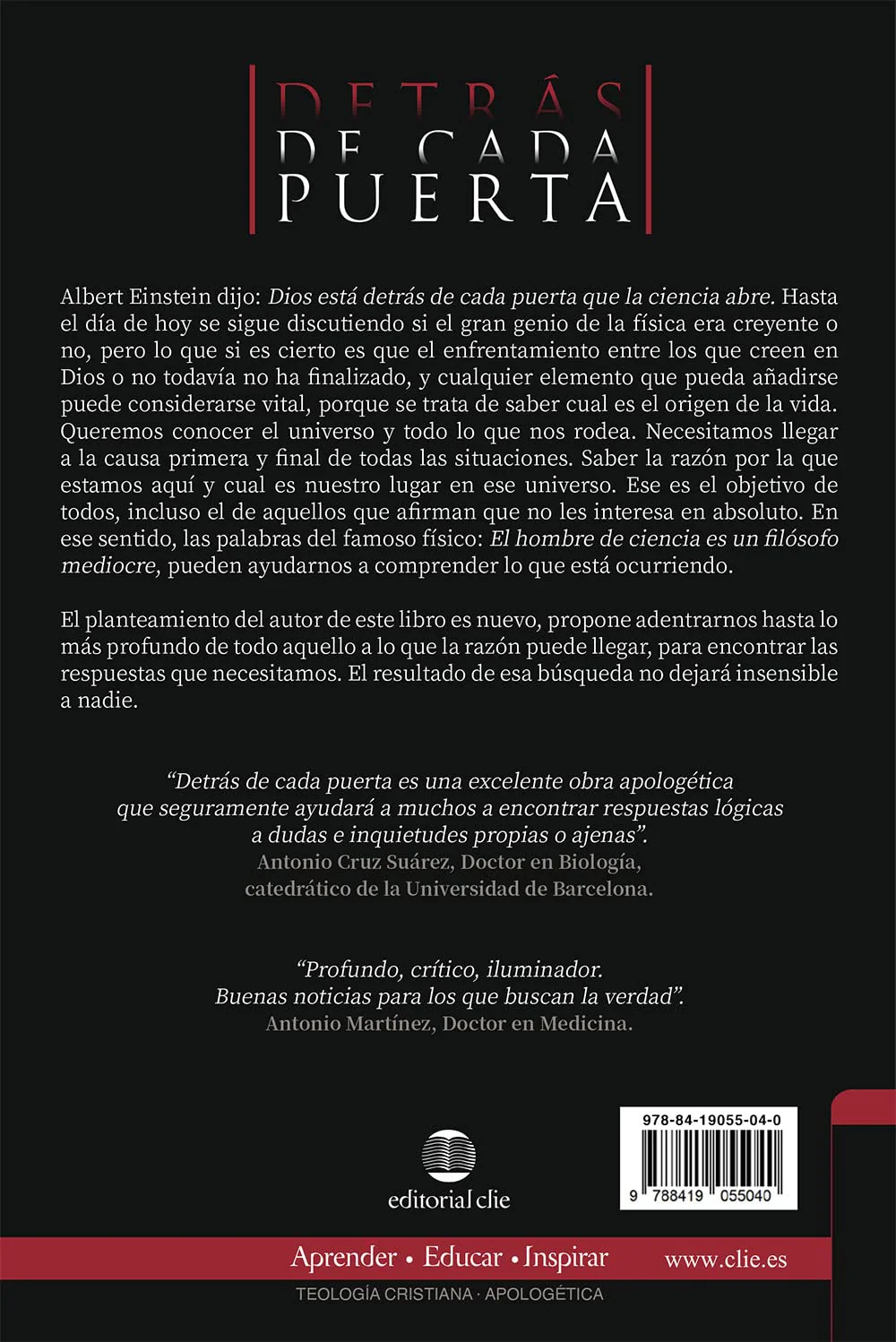 Detrás de cada puerta: Dios está detrás de cada puerta "que la ciencia abre" (Albert Einstein) - Image 2
