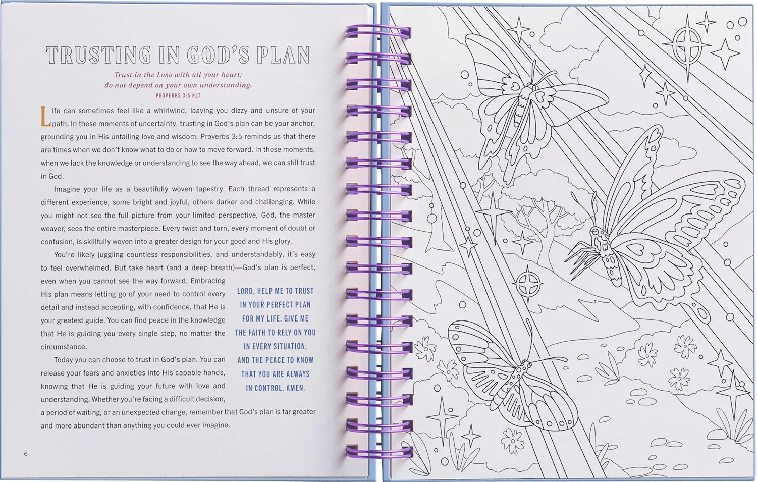 Finding Peace in God's Embrace: Devotional Adult Coloring Book (75 Daily Devotions and Coloring Pages to Quiet Your Soul) – The Perfect Gift for Christian Women - Image 3