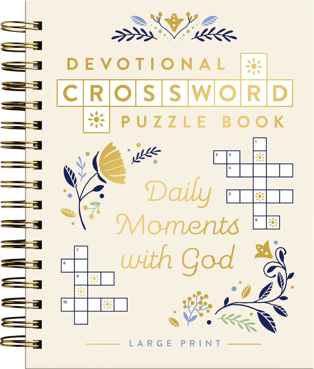 Daily Moments with God: Devotional Crossword Puzzle Book (36 Daily Devotions with Inspiring Activities to Enjoy God's Presence) – The Perfect Gift for Christian Women