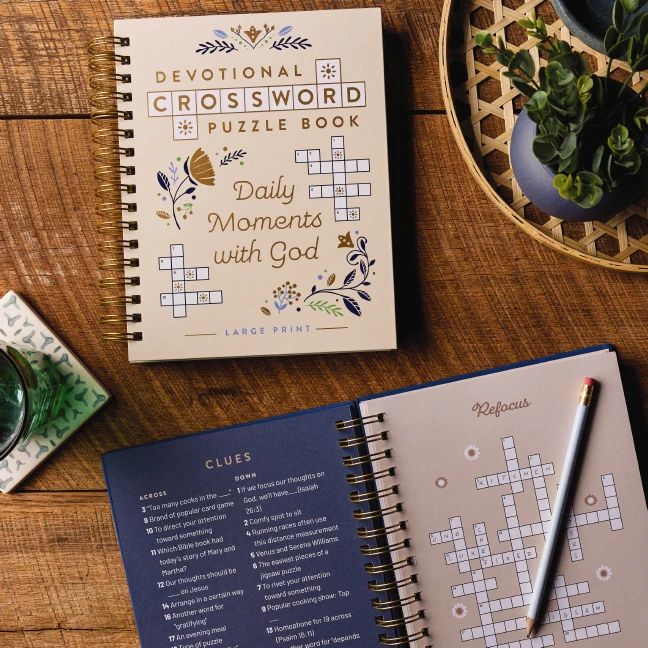Daily Moments with God: Devotional Crossword Puzzle Book (36 Daily Devotions with Inspiring Activities to Enjoy God's Presence) – The Perfect Gift for Christian Women - Image 2