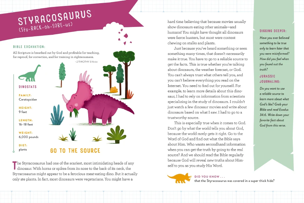 Dinosaur Devotions: 75 Dino Discoveries, Bible Truths, Fun Facts, and More! - Image 4