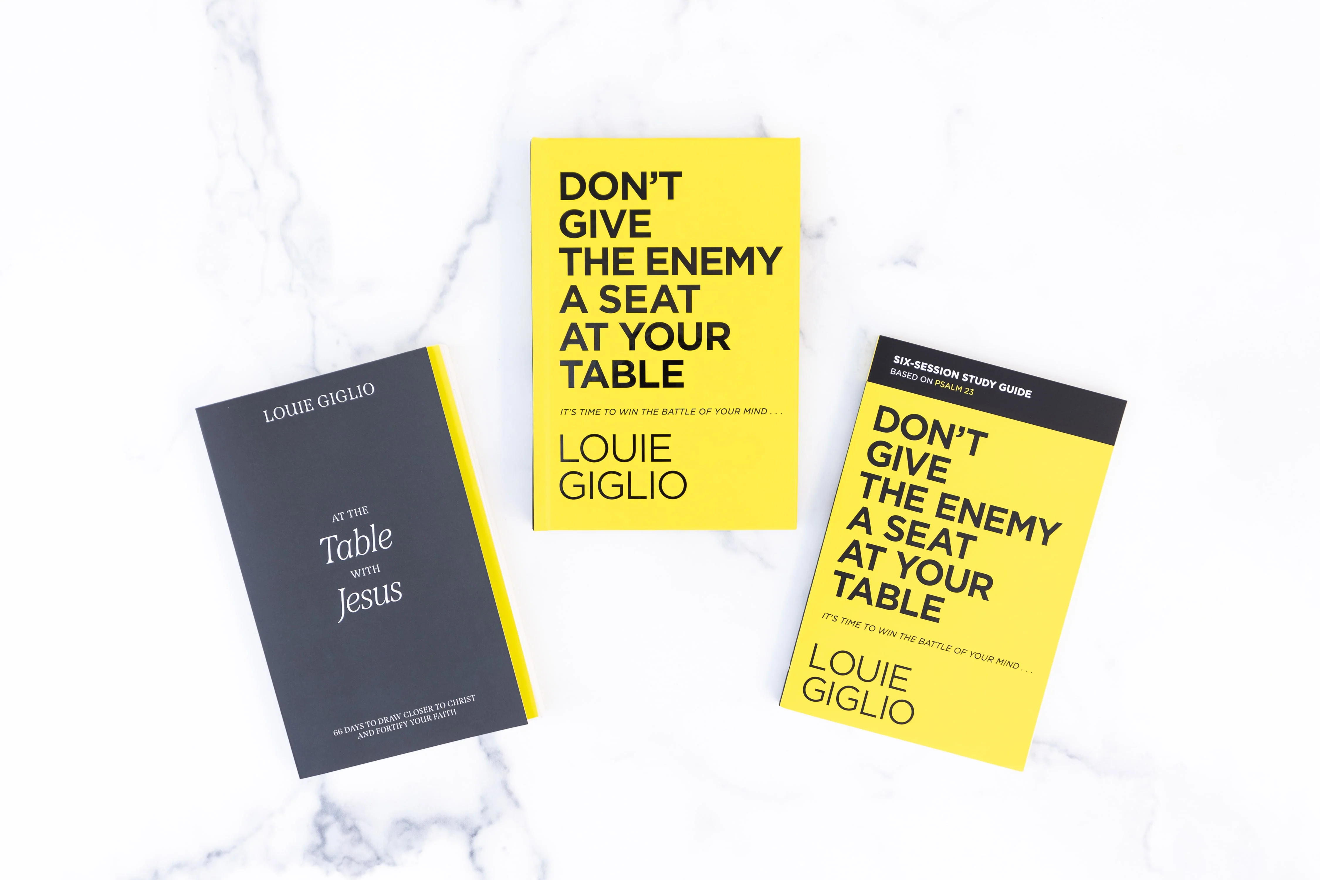 Don’t Give the Enemy a Seat at Your Table Study Guide + Book + Devotional Premium Bundle - Image 3