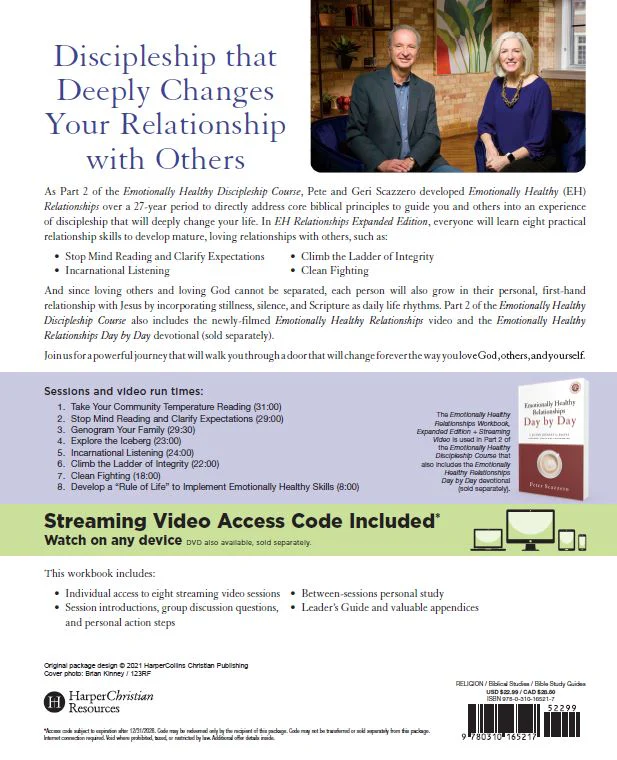 Emotionally Healthy Relationships Expanded Edition Workbook plus Streaming Video: Discipleship that Deeply Changes Your Relationship with Others - Image 3