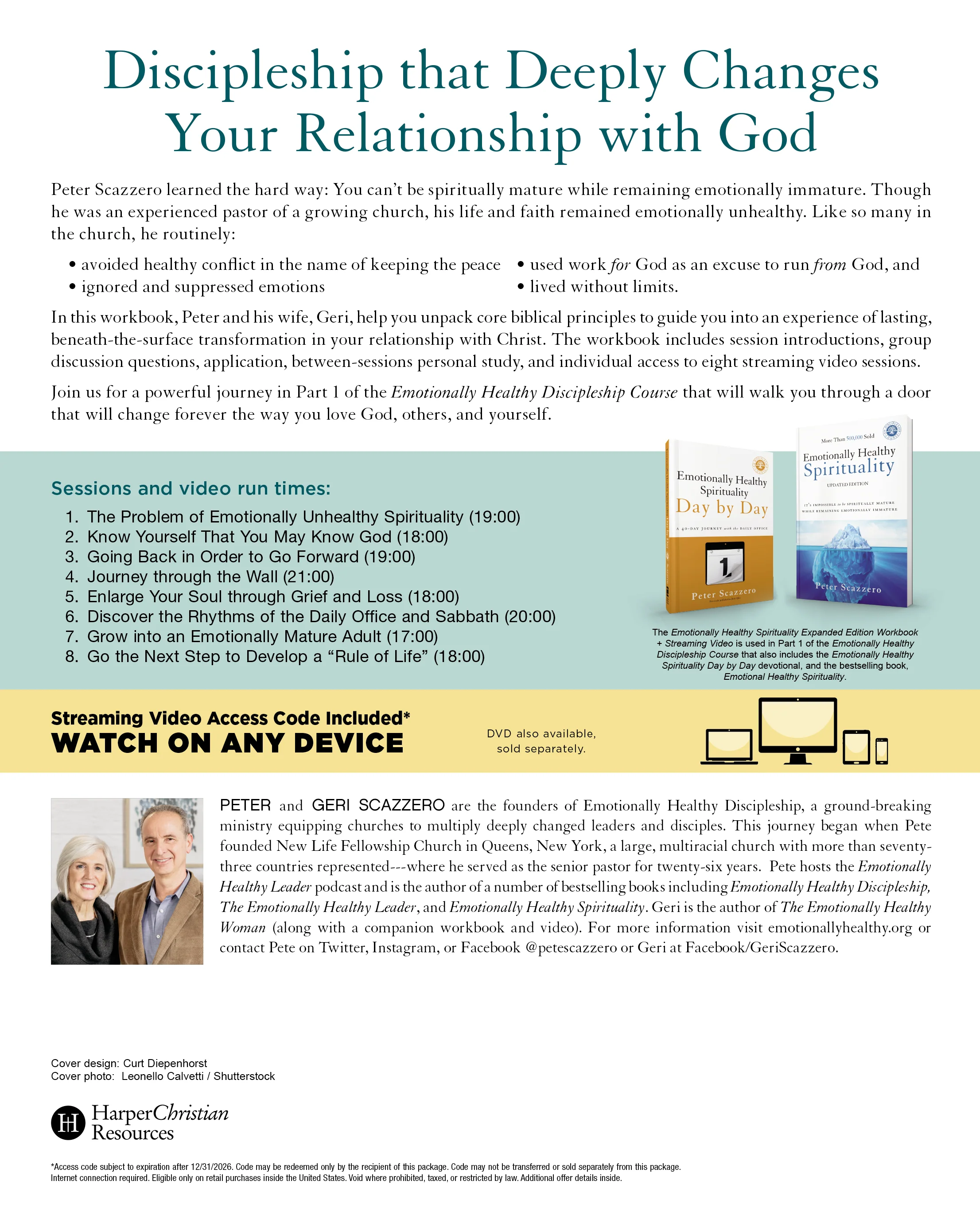 Emotionally Healthy Spirituality Expanded Edition Workbook plus Streaming Video: Discipleship that Deeply Changes Your Relationship with God - Image 3