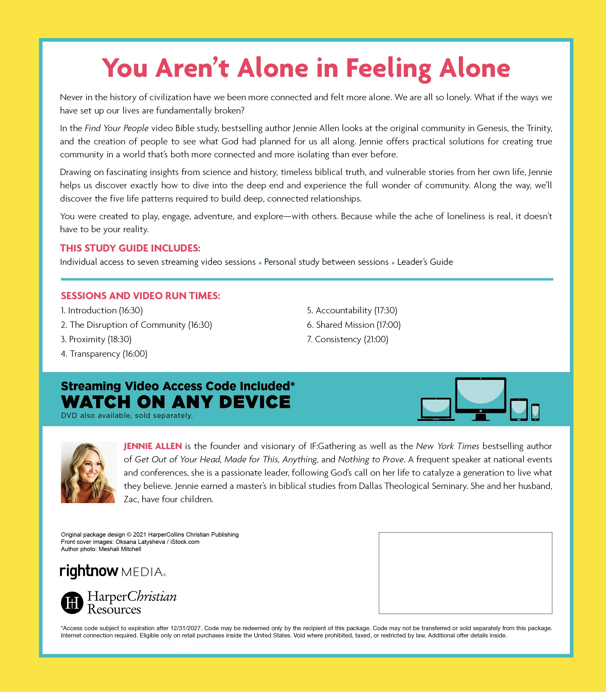 Find Your People Bible Study Guide plus Streaming Video: Building Deep Community in a Lonely World - Image 10