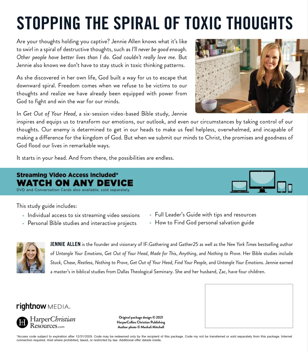 Get Out of Your Head Bible Study Guide plus Streaming Video, Updated Edition: Six-Session Bible Study in Philippians - Image 13