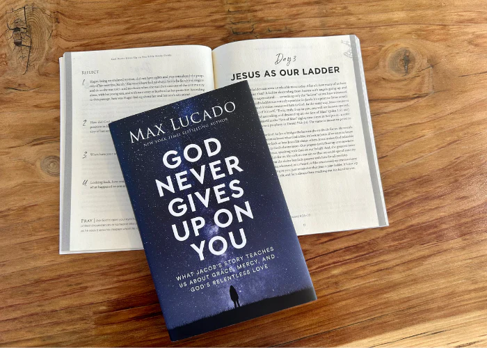 God Never Gives Up On You Study Guide + Book + Journal Bundle - Image 3