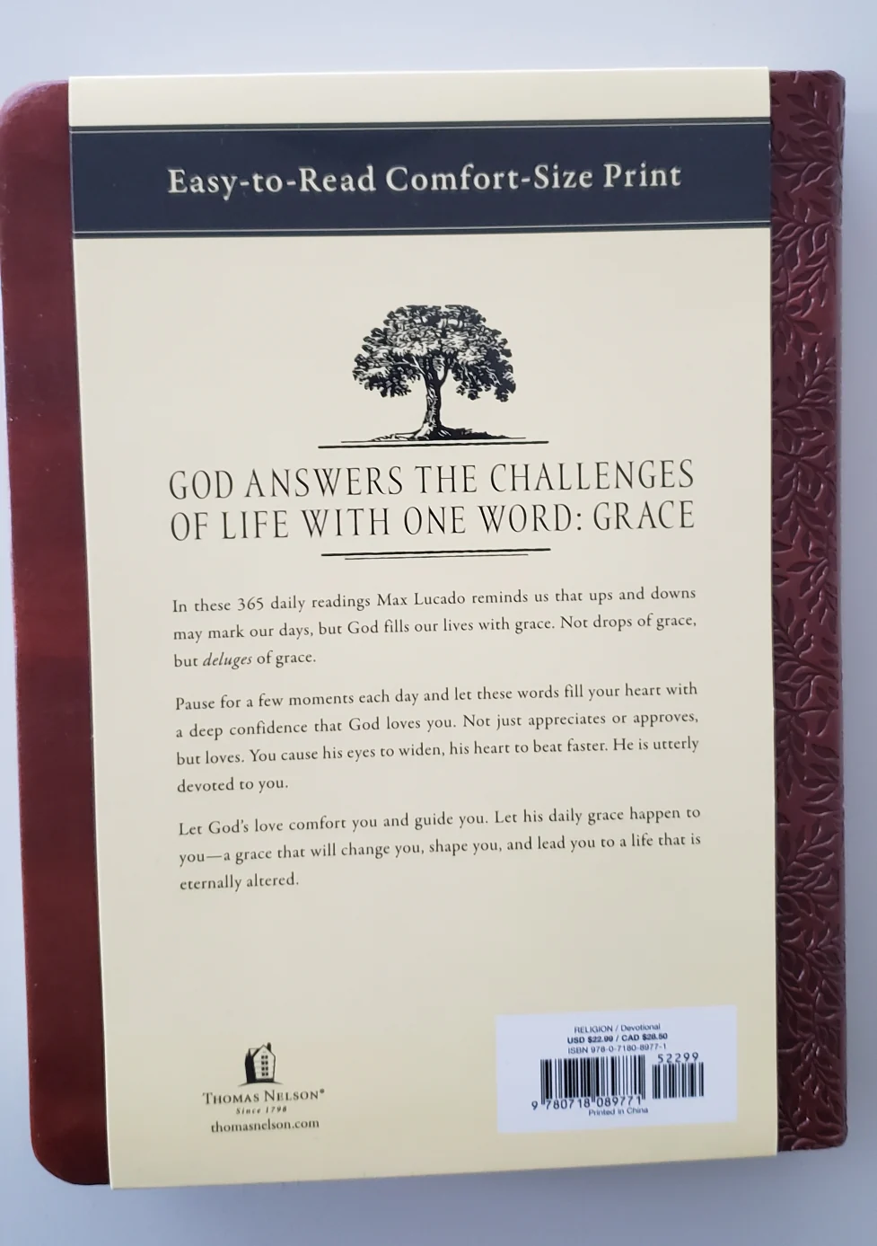 Grace for the Moment Volume I, Large Text Flexcover: Inspirational Thoughts for Each Day of the Year (A 365-Day Devotional) - Image 5