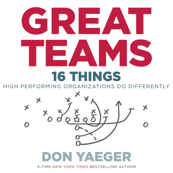 Great Teams: 16 Things High Performing Organizations Do Differently - Audiobook (Unabridged)