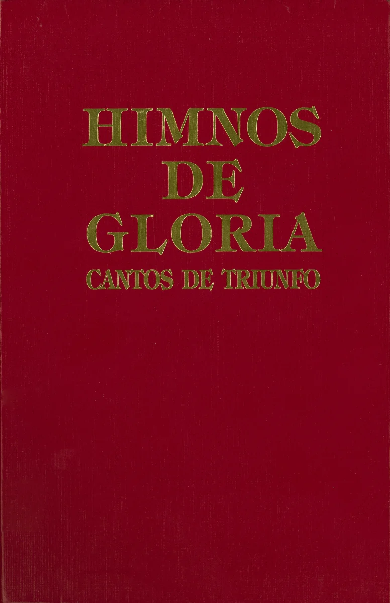 Himnos de gloria y triunfo con música, Tapa dura, Rojo