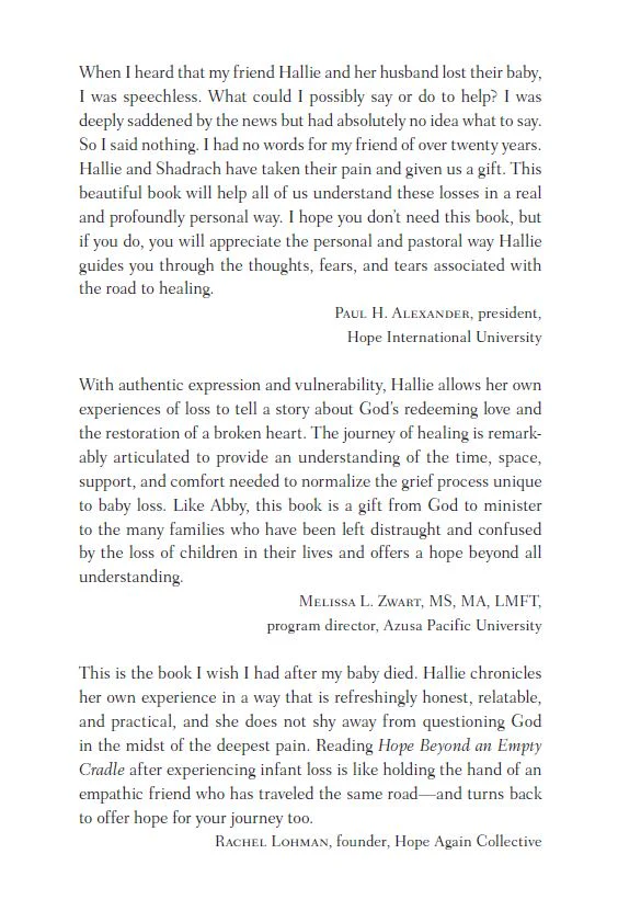 Hope Beyond an Empty Cradle: The Journey Toward Healing After Stillbirth, Miscarriage, and Child Loss - Image 4