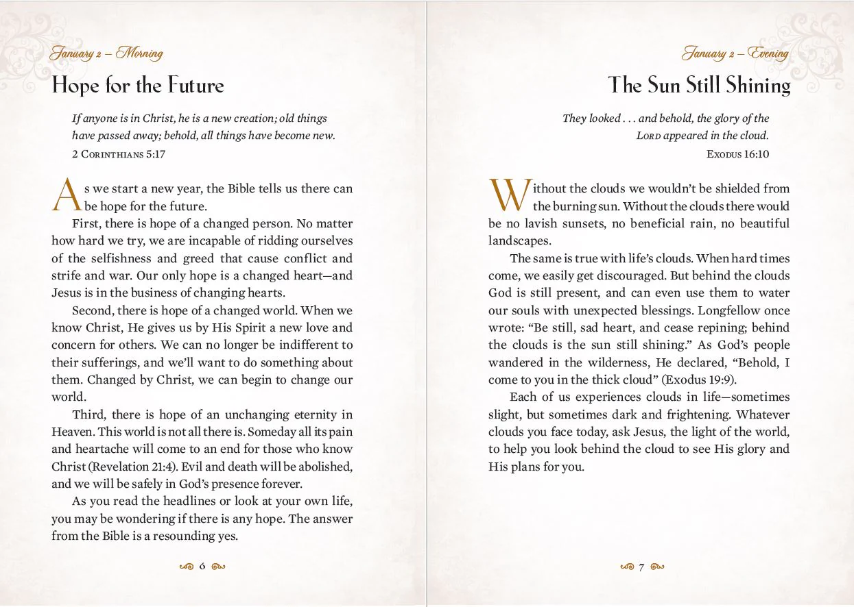 Hope for Each Day Morning and Evening Devotions: Words of Wisdom and Faith (A 365-Day Devotional) - Image 5