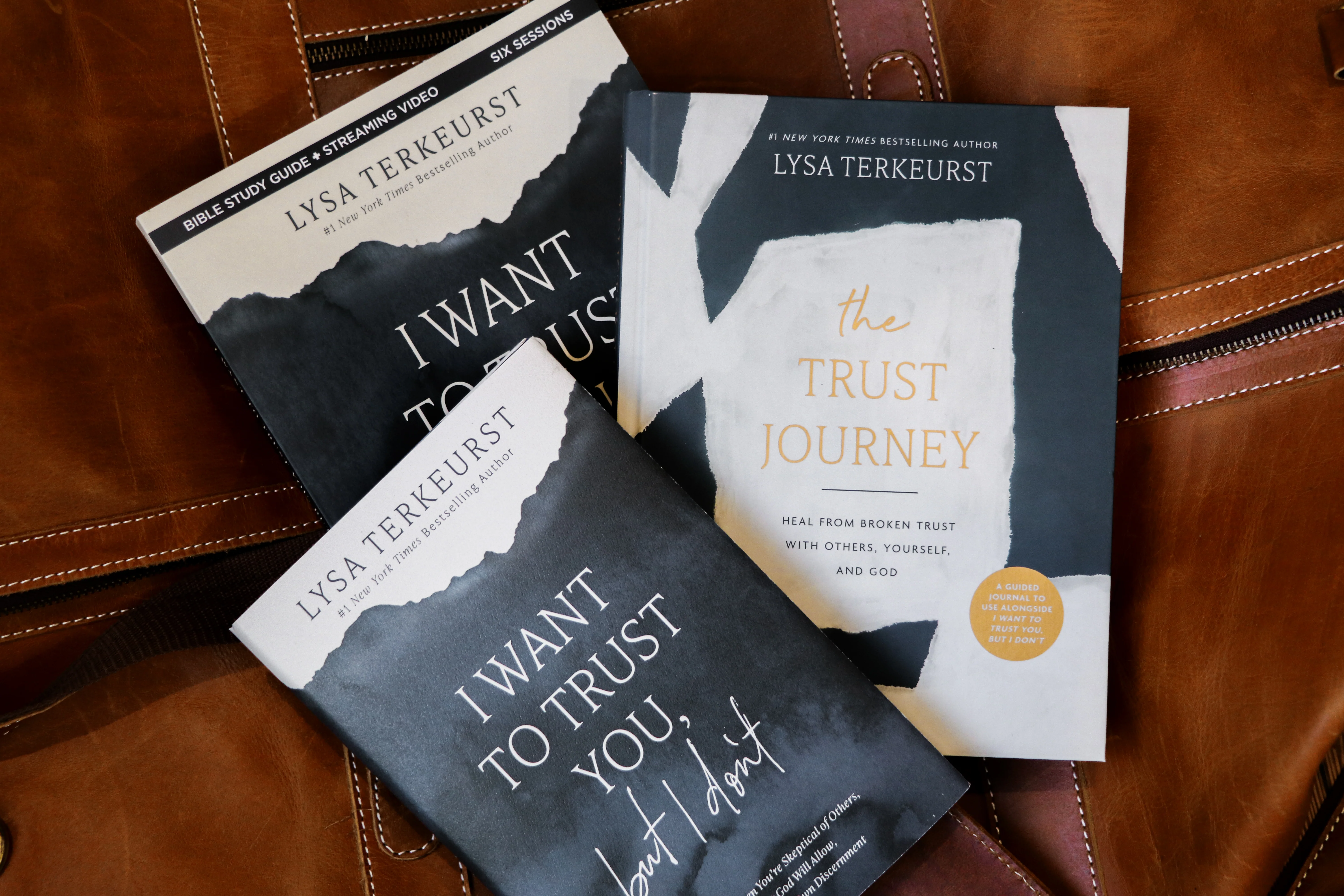 I Want to Trust You But I Don't Study Guide + Book + Devotional Premium Bundle - Image 2