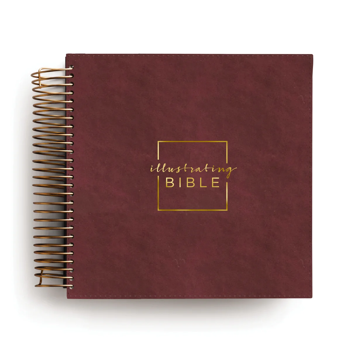 CSB, Spiral-bound Illustrating Bible, Softcover Spiral, Cranberry: Draw, Write, and Reflect Your Way Through Scripture