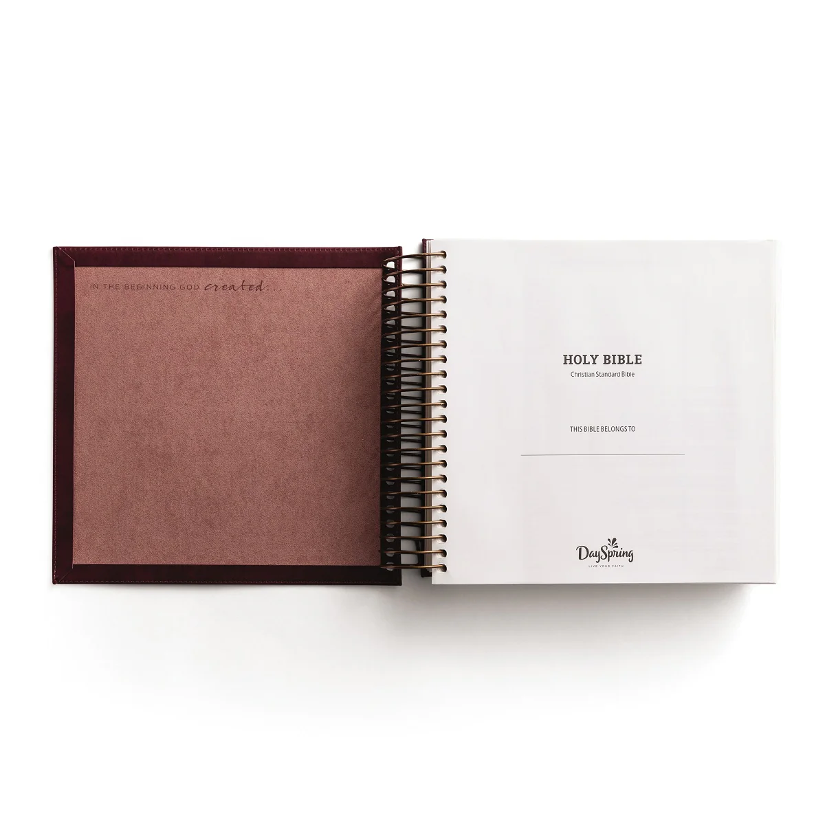 CSB, Spiral-bound Illustrating Bible, Softcover Spiral, Cranberry: Draw, Write, and Reflect Your Way Through Scripture - Image 4