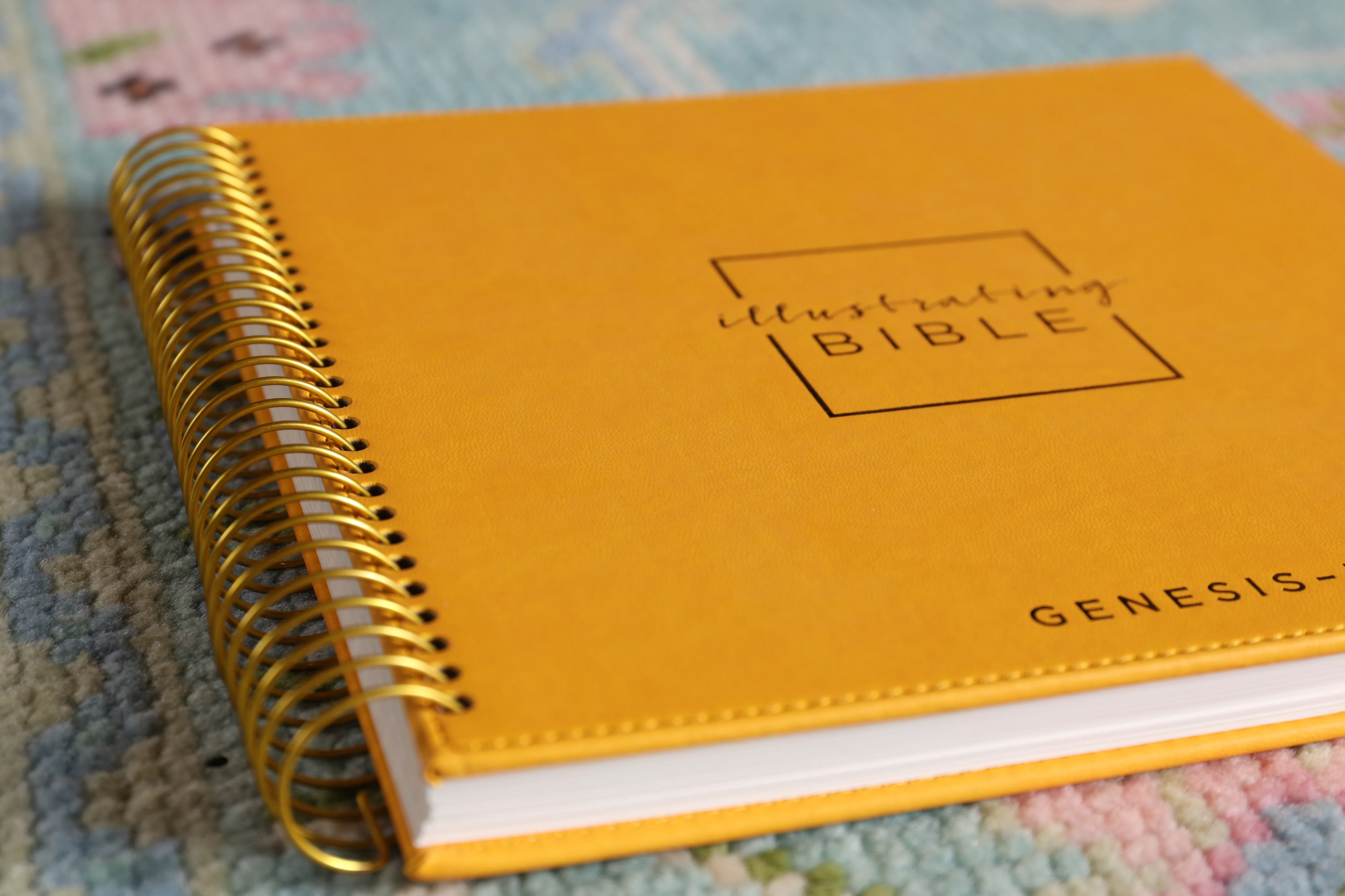 NIV, Spiral-bound Illustrating Bible: Genesis – Deuteronomy, Softcover Spiral, Yellow: Draw, Write, and Reflect Your Way Through Scripture - Image 4
