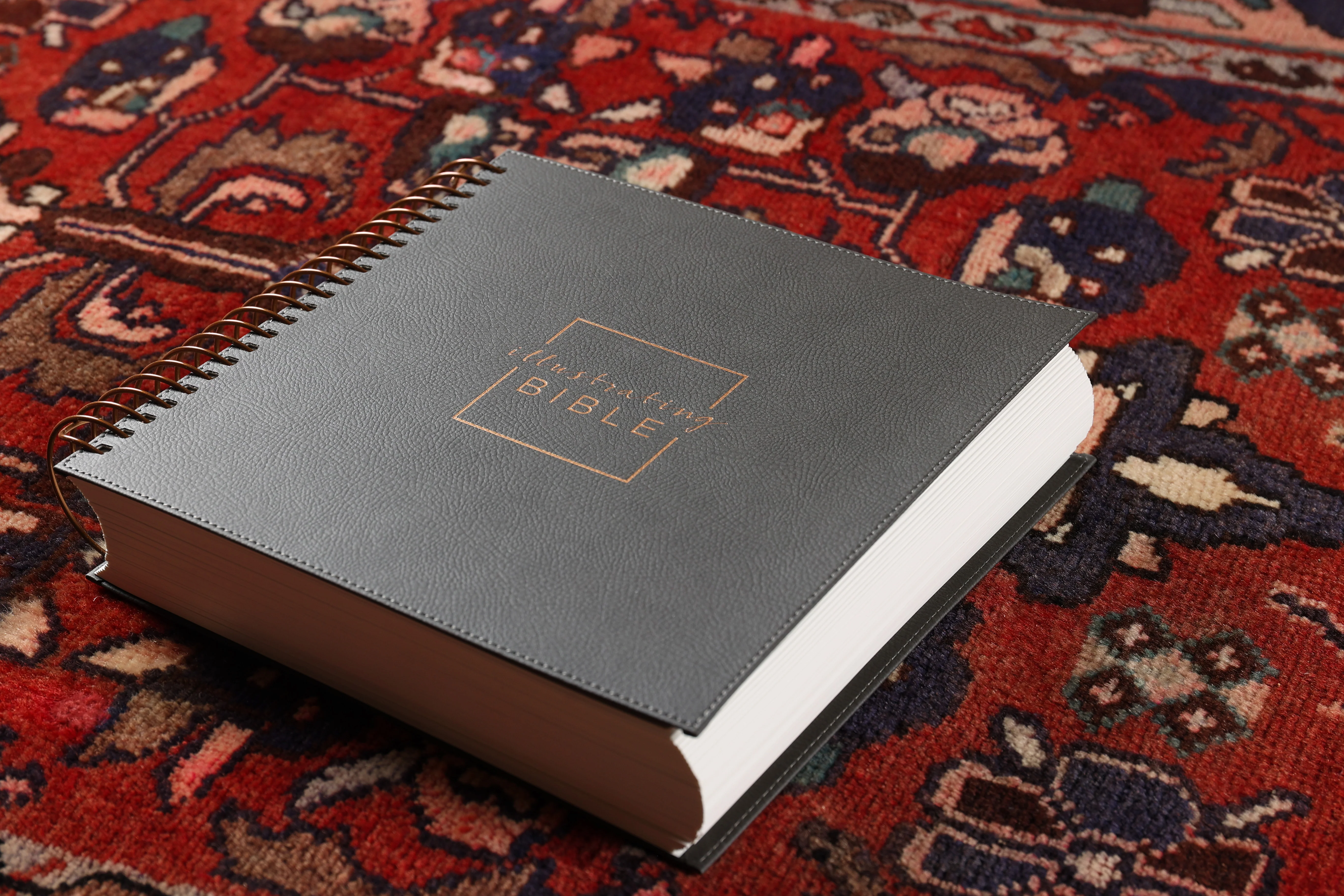 NIV, Spiral-bound Illustrating Bible, Softcover Spiral, Dark Gray: Draw, Write, and Reflect Your Way Through Scripture - Image 3