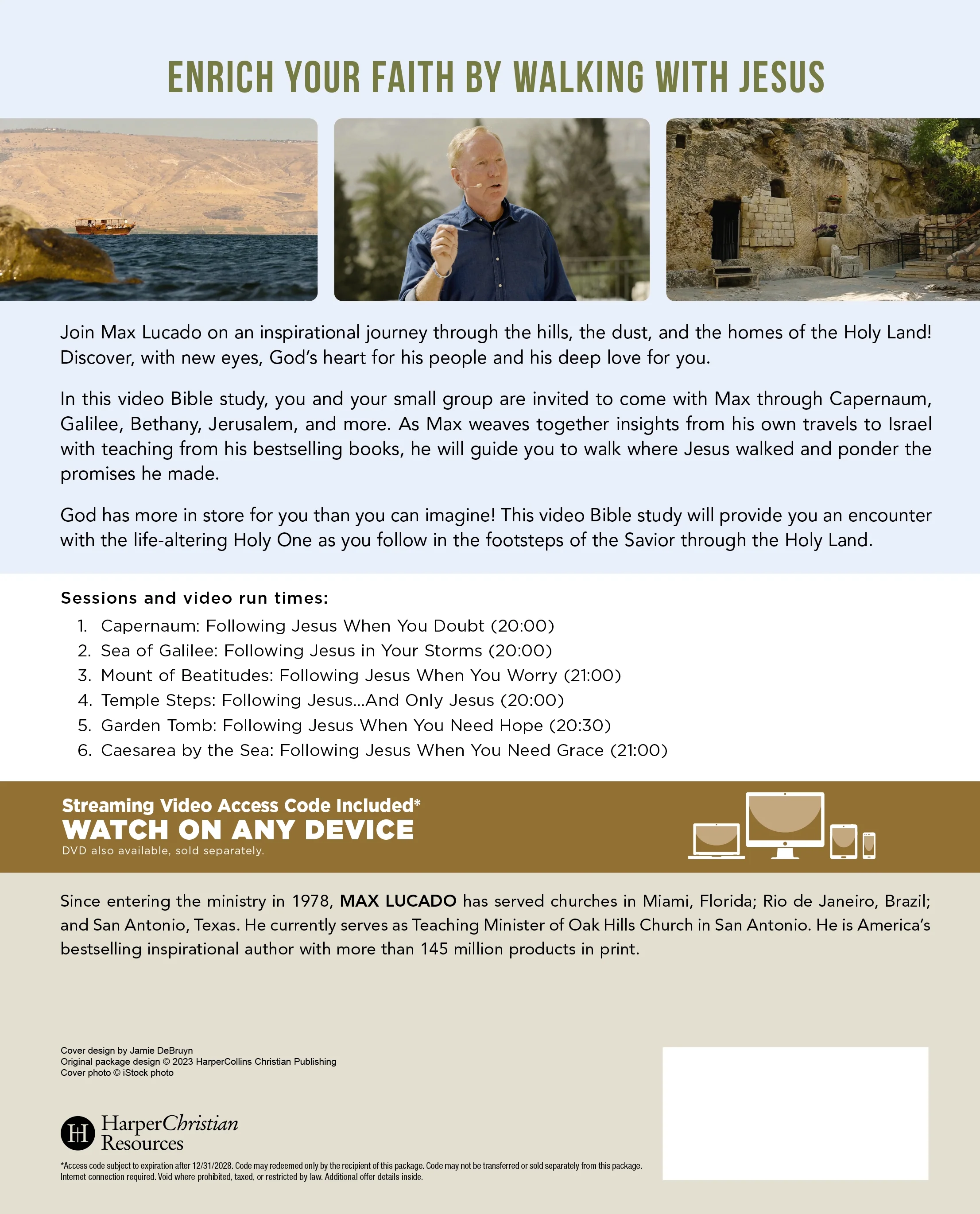 In the Footsteps of the Savior Bible Study Guide plus Streaming Video: Following Jesus Through the Holy Land - Image 7