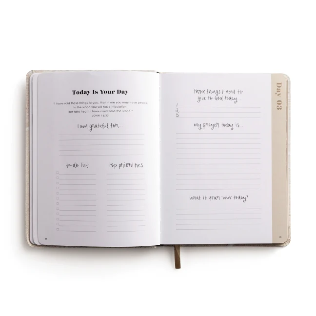 Inspirational Productivity Journal: You Are Strong & Courageous - Image 3