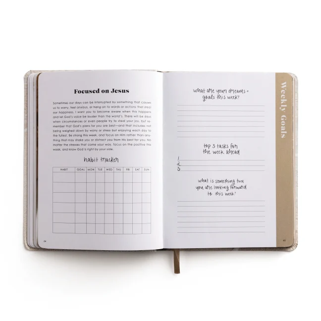 Inspirational Productivity Journal: You Are Strong & Courageous - Image 4