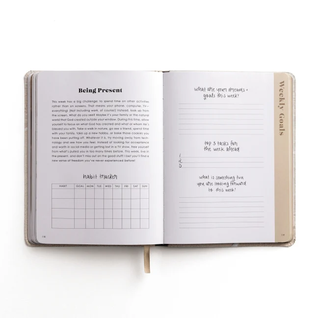 Inspirational Productivity Journal: You Are Strong & Courageous - Image 9